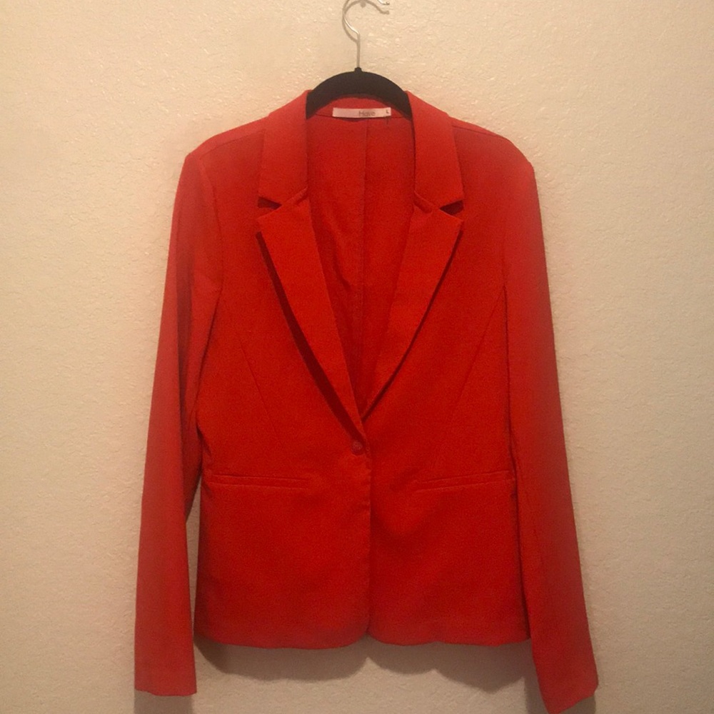 Red blazer